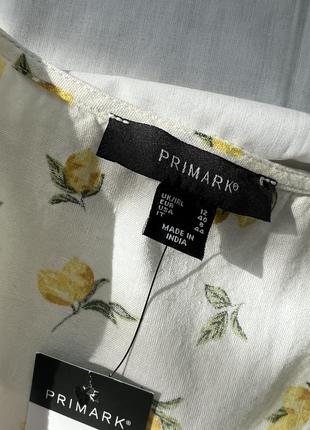 Льляна блуза на запах primark3 фото