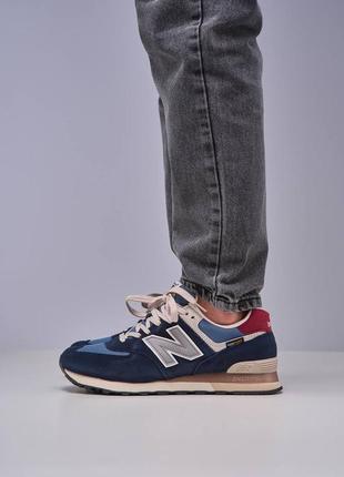 Кроссовки new balance 574 cordura blue
