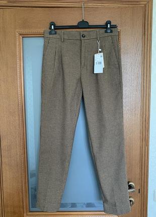 Мужские брюки mango в клетку, 38 р.