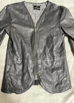 Кожаная куртка, жакет maison scotch