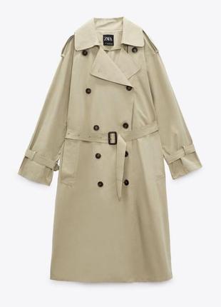 Тренч плащ zara