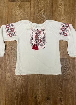 Льняная вышиванка бемби