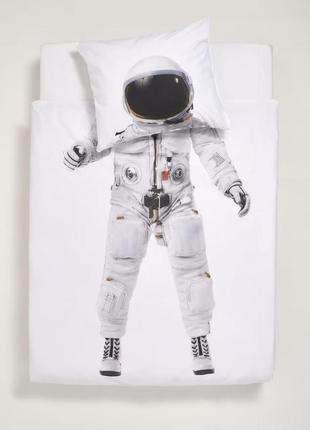 Безкоштовна доставка дитячий комплект постільної білизни постіль космонавт1 фото