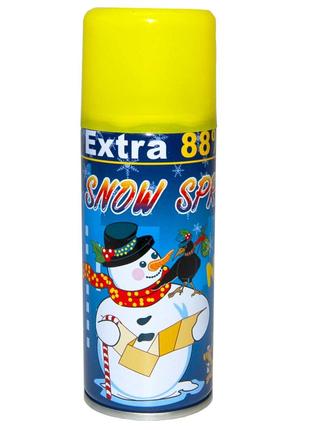 Снег искусственный snow spray (250 мл) желтый