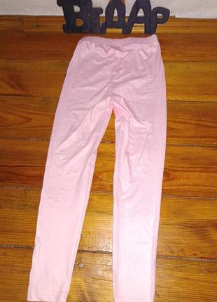 Детские леггинсы брюки на девочку с единорогом