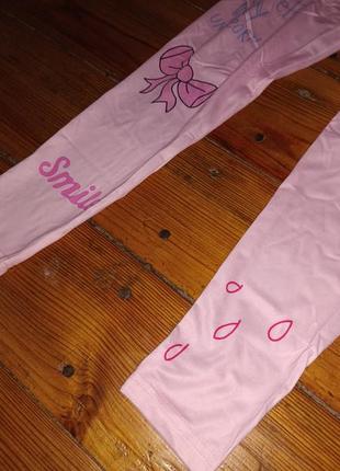 Детские леггинсы брюки на девочку с единорогом