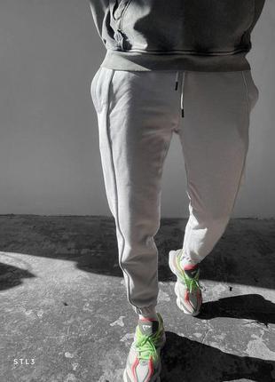 Чоловічі літні сірі спортивні штани джогери спортивні для хлопця