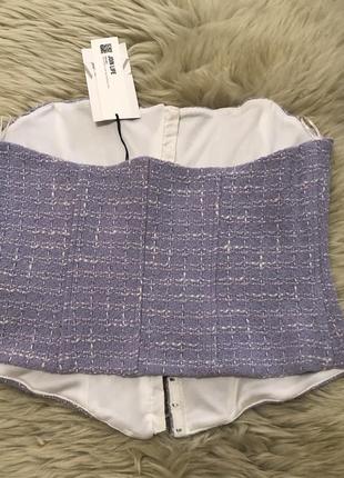 Твидовый корсет от zara