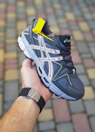 Жіночі літні кросівки gelkayano asics gel kahana 8 сірі з пудрой легкі літні асікс кахана 8 топ якість