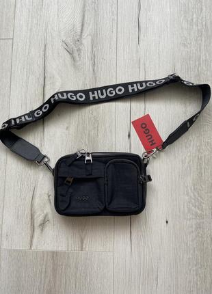 Чоловіча сумка hugo boss барсетка мессенджер сумка через плечо хуго босс