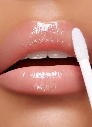 Блиск-крем для губ kiko milano lip volume plumping effect lip cream 02 — transparent, тестер3 фото