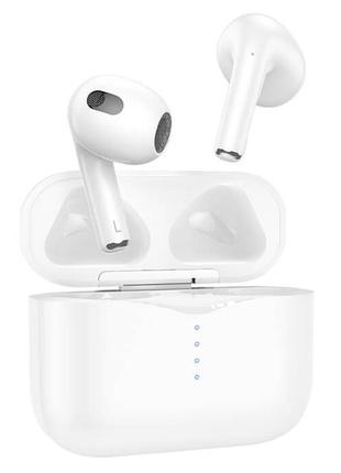 Беспроводные наушники hoco soundman true wireless bt headset ew09 bt5.1 4h 30mahx2 white