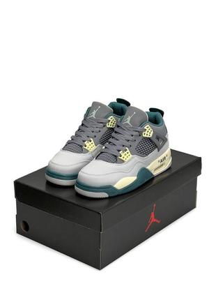 Кроссовки nike jordan 4 off white black