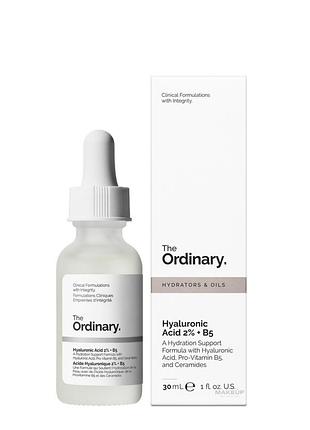 The ordinary hyaluronic acid 2% b5 увлажняющая сыворотка с гиалуроновой кислотой 2% и витамином b5
