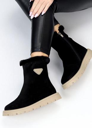 Черевики демісезонні замшеві