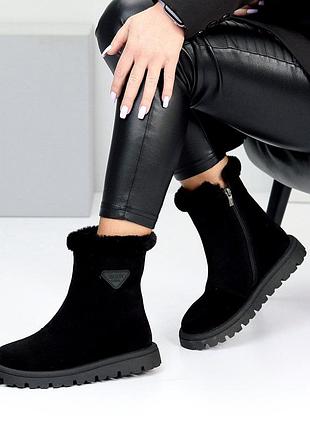 Черевики демісезонні замшеві