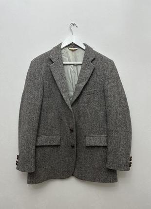 Женский шерстяной пиджак harris tweed