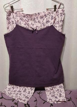 Пижама хлопковая трикотажная (92)