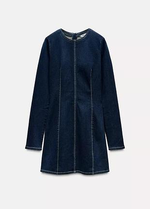Коротка джинсова сукня zara