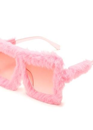 Пушистые очки мягкие для вечеринки