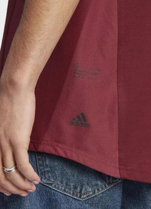 Хлопковая футболка adidas city escape3 фото