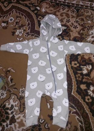 Детский ромпер на флисе