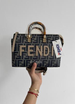 Сумка жіноча фенді текстиль fendi