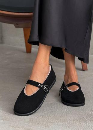 Балетки barefoot з хутром