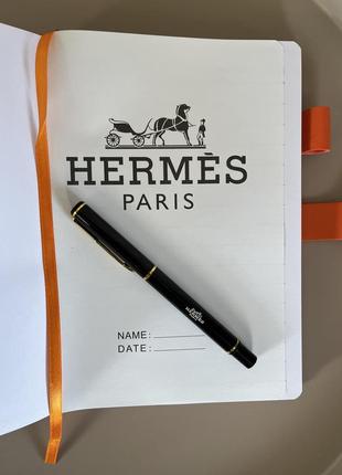 Блокнот hermes з ручкою