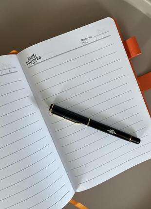 Блокнот hermes з ручкою