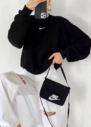 Свитшот на флисе оверсайз nike