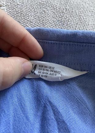 Рубашка h&amp;m 10-11 лет 4