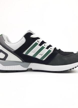 Жіночі літні кросівки adidas equipment чорні з зеленим  літні легкі кросівки адідас9 фото