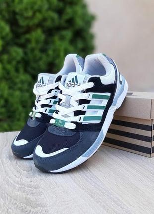 Жіночі літні кросівки adidas equipment чорні з зеленим  літні легкі кросівки адідас6 фото