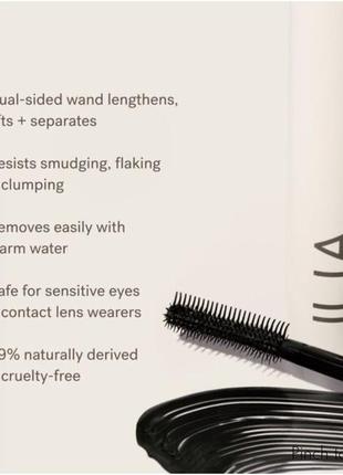 Удлиняющая тушь для ресниц ilia beauty limitless lash mascara5 фото