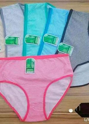 Труси р.xl-.2xl 1шт жін. бамбук яскраві арт.1582 тм китай