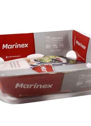 Деко квадратне жароміцне з ручками 3,8л (6224) тм marinex