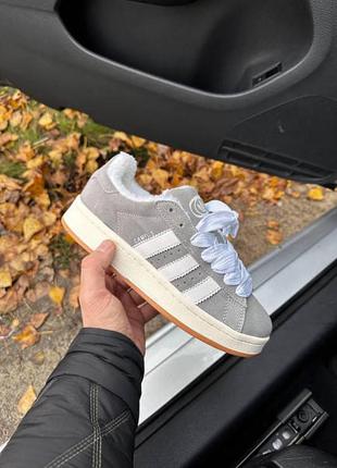 Adidas campus winter grey\football | адідас кампус