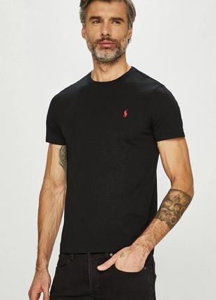 Оригинальная хлопковая футболка polo ralph lauren