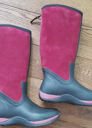 Сапоги muck boot р. 37. оригинал.
 водонепроницаемые. резина, неопрен, замша
