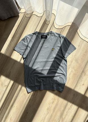 Футболка lyle &amp; scott мужская серая