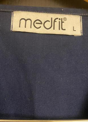 Медицинский кофта для масажиста блуза medfit р. l укр.503 фото