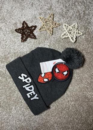 Шапка для хлопчика тепла spider man marvel cool club 54 см 58 см