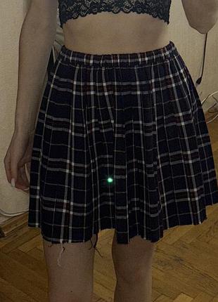 Спідниця тенісна в клітинку