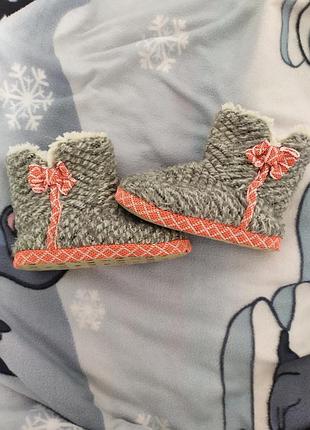 Домашние теплые сапожки детские