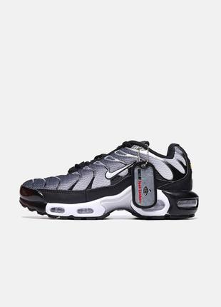 Кроссовки nike air max plus black white gradient’