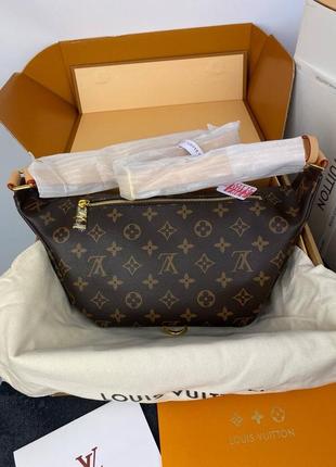 Бананка premium 1:1  lv bumbag brown3 фото