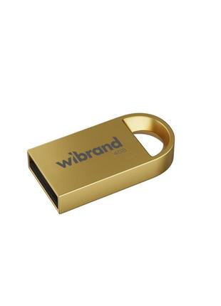 Флеш-накопитель моноблок flash wibrand usb 2.0 lynx 4gb wi2.0/ly4m2g gold