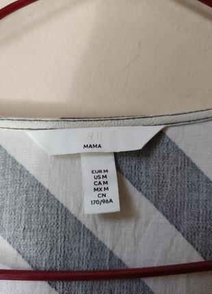 Сукня в полоску на запах h&amp;m mama m/l8 фото