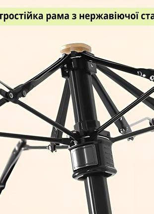 Карманный мини зонт в футляре зеленый